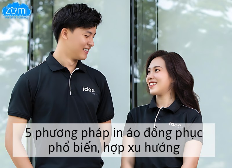 5 phương pháp in áo đồng phục phổ biến, hợp xu hướng