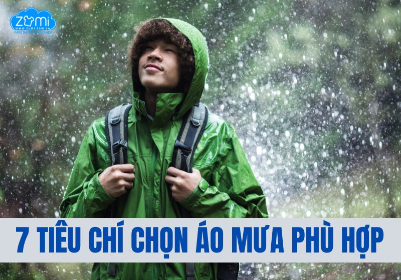 7 tiêu chí chọn áo mưa phù hợp cho người đi xe máy
