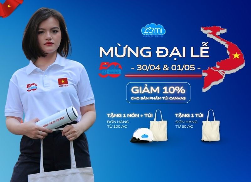 Tưng bừng mừng đại lễ – Cơ hội "săn" quà cực chất cho doanh nghiệp tại Đồng phục Zumi