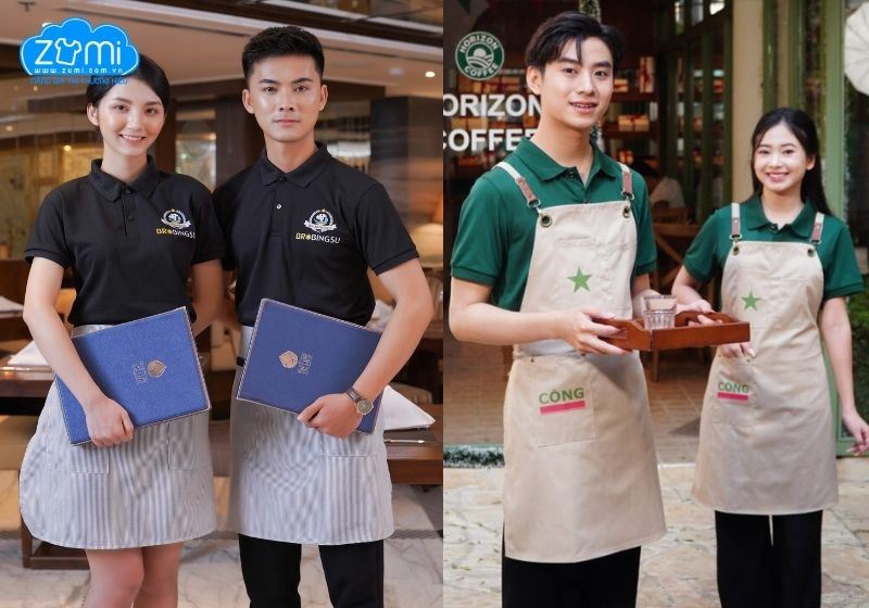 Tham khảo 7 Mẫu Đồng Phục Nhà Hàng Đẹp & Chuyên Nghiệp