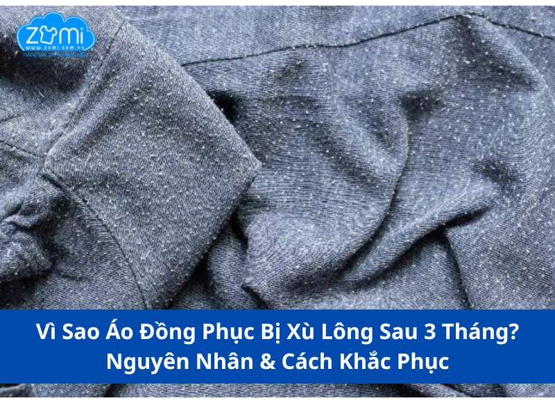 Vì Sao Áo Đồng Phục Bị Xù Lông? Nguyên Nhân & Cách Khắc Phục
