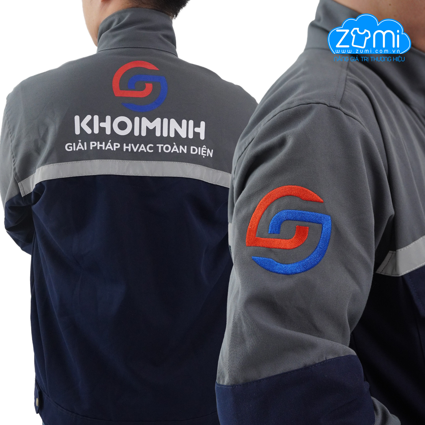 Áo Bảo Hộ Lao Động Cơ Điện Lạnh Khoi Minh