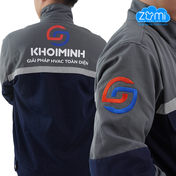 Áo Bảo Hộ Lao Động Cơ Điện Lạnh Khoi Minh