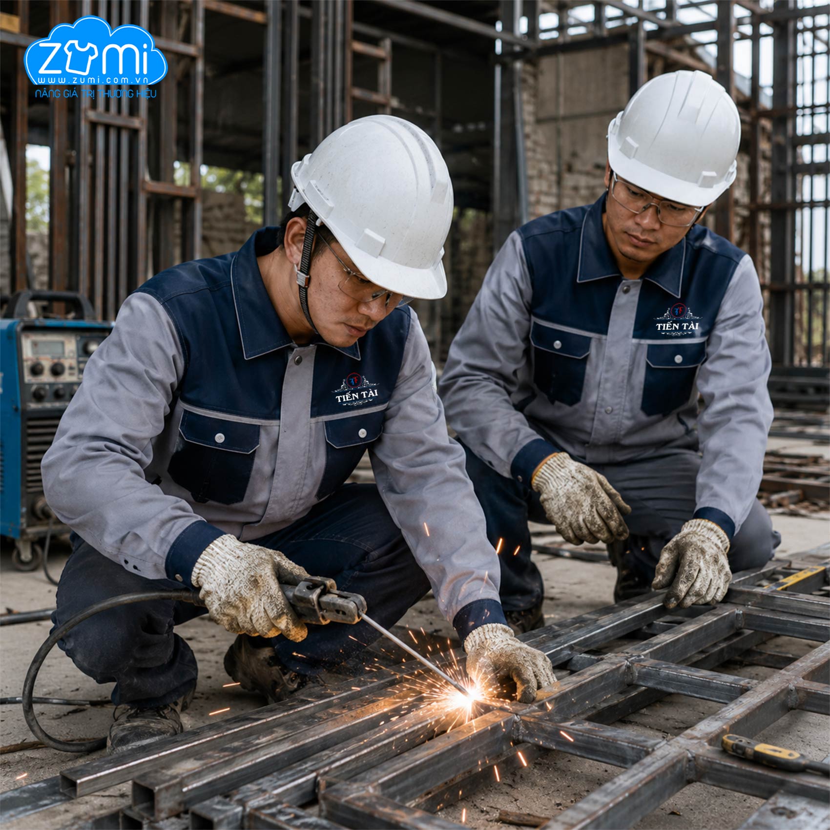 Quần Áo Bảo Hộ Lao Động Cửa Sắt Tiến Tài