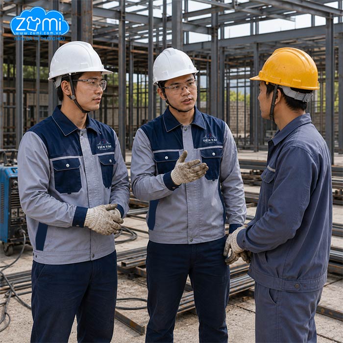 Quần Áo Bảo Hộ Lao Động Cửa Sắt Tiến Tài