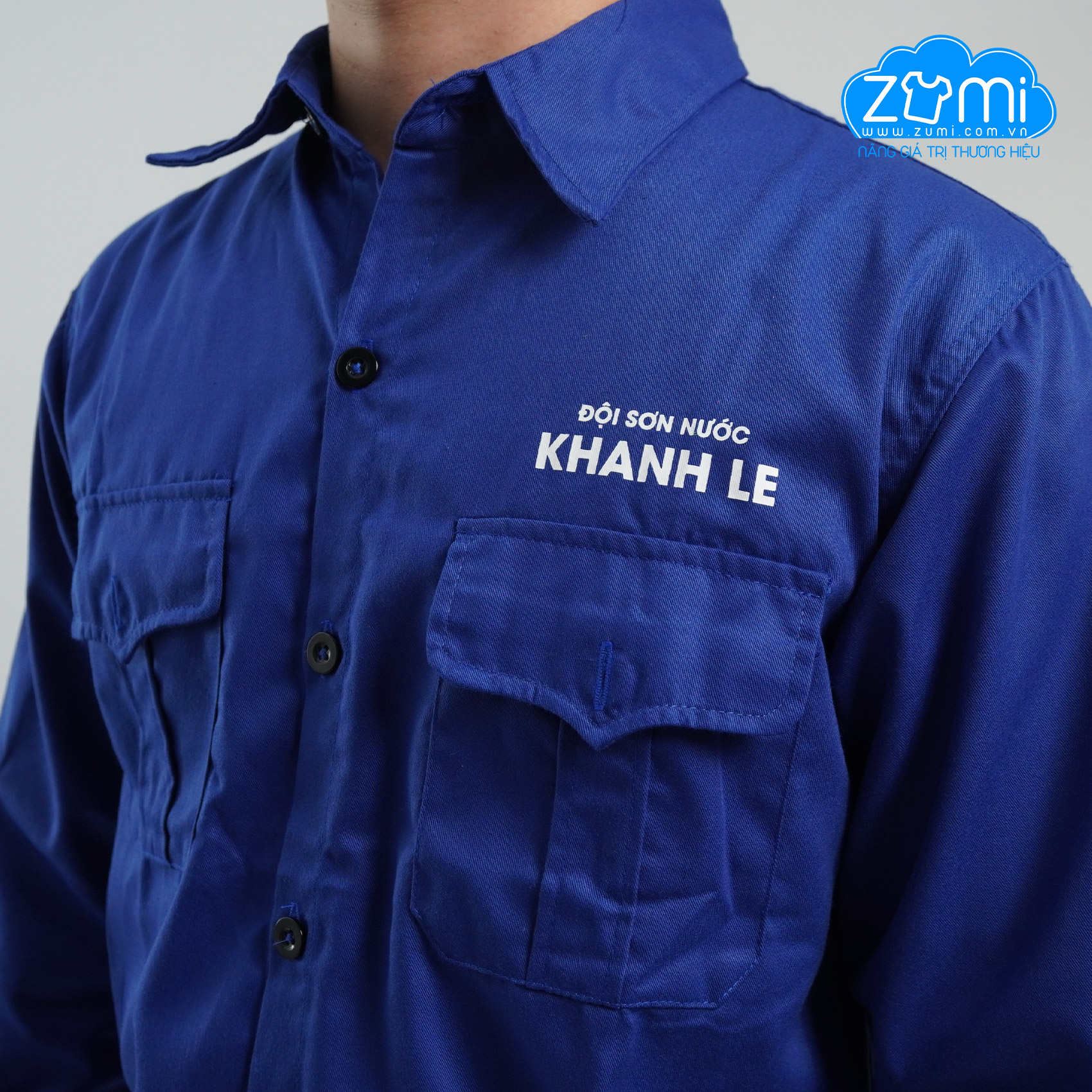 Áo Bảo Hộ Lao Động Đội Sơn Nước KHANH LE