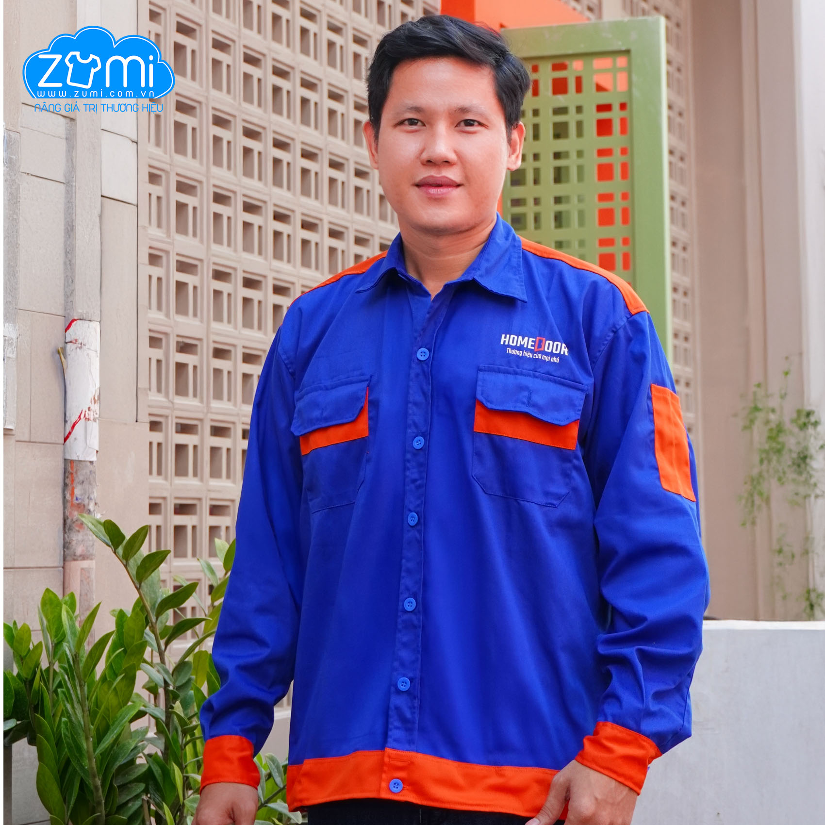 Áo Bảo Hộ Lao Động Home Door