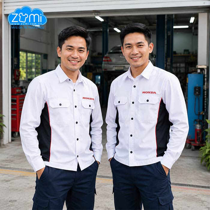 Áo Bảo Hộ Lao Động Honda