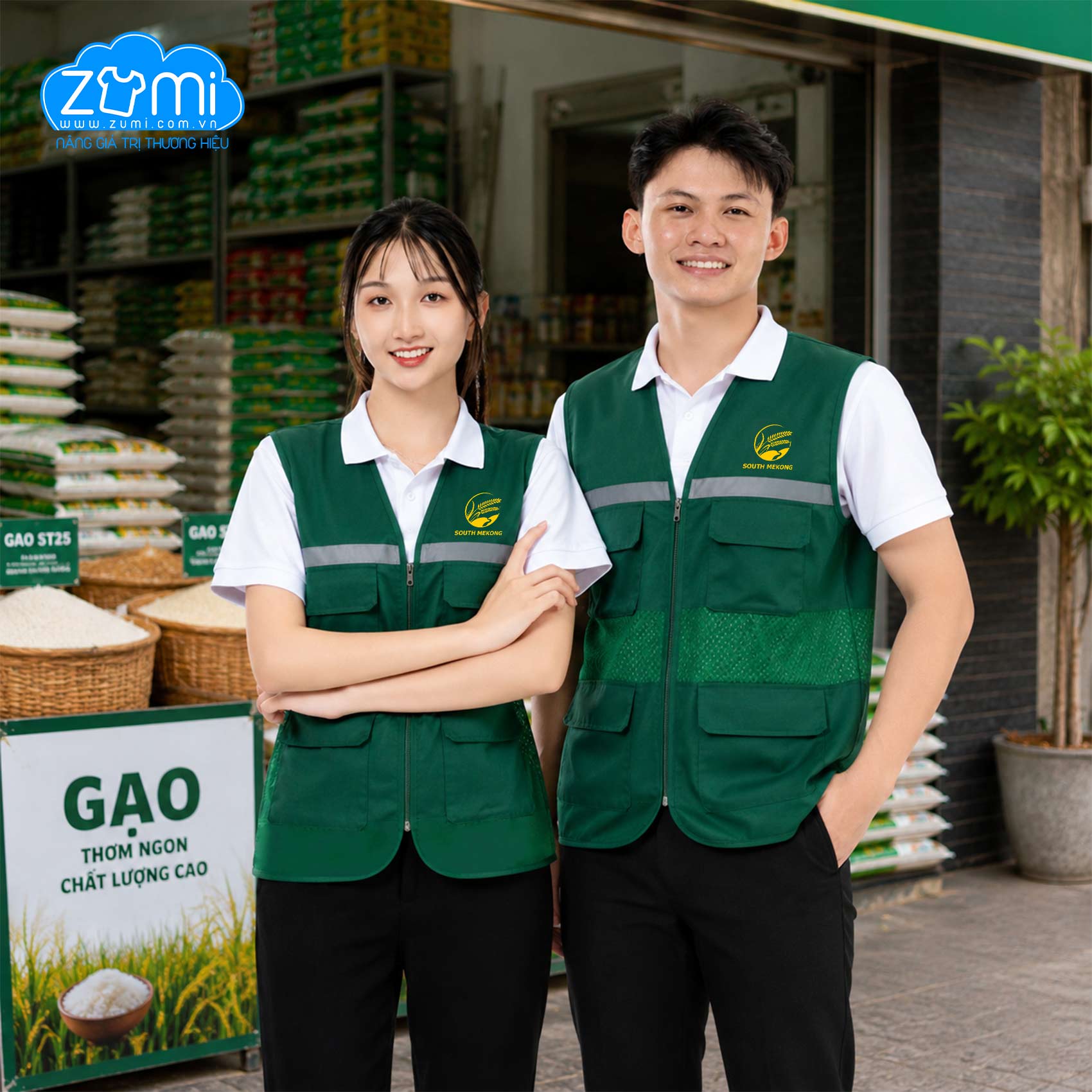 Áo Bảo Hộ Lao Động Mekong