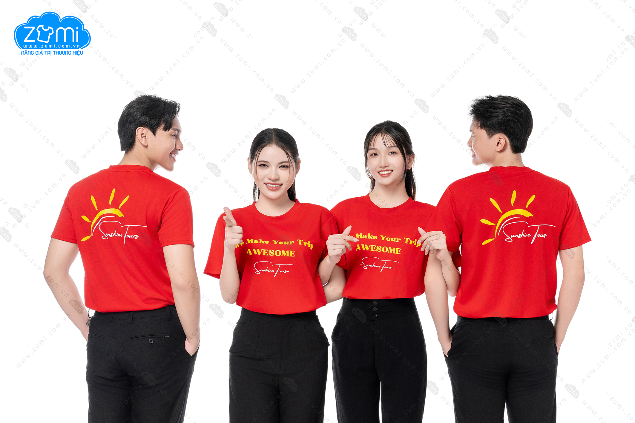 Áo Đồng Phục Cổ Tròn Sunshine