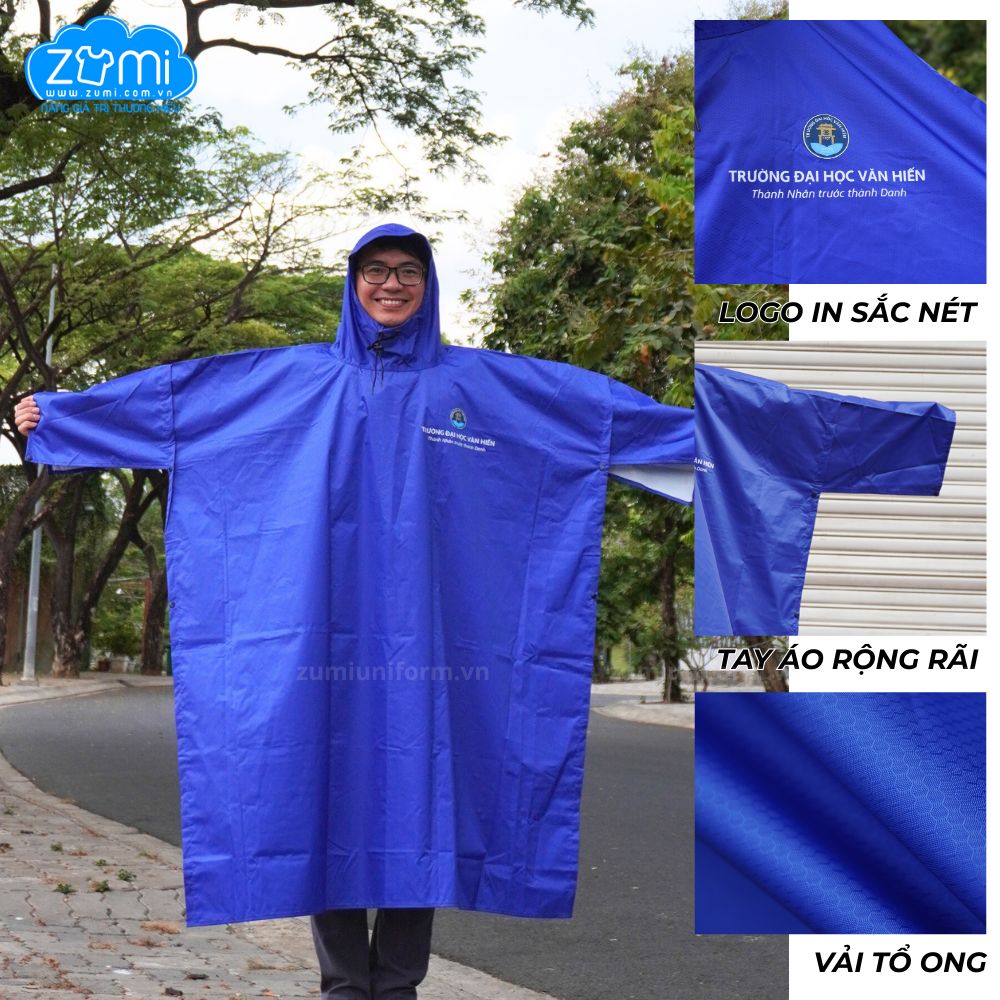 Áo Mưa Cánh Dơi Đại Học Văn Hiến