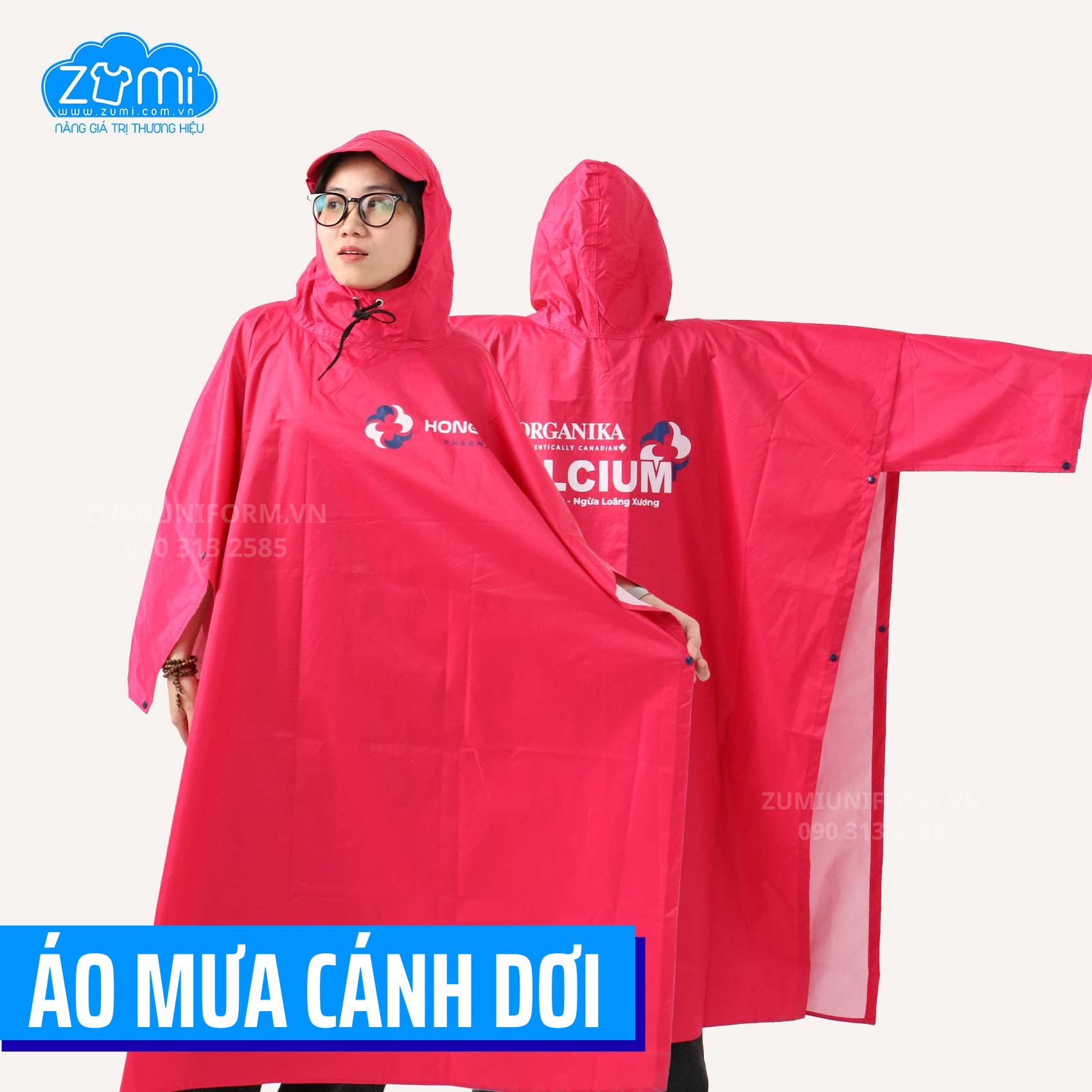 Áo Mưa Cánh Dơi Nhà Thuốc Hồng Đào Pharmacy
