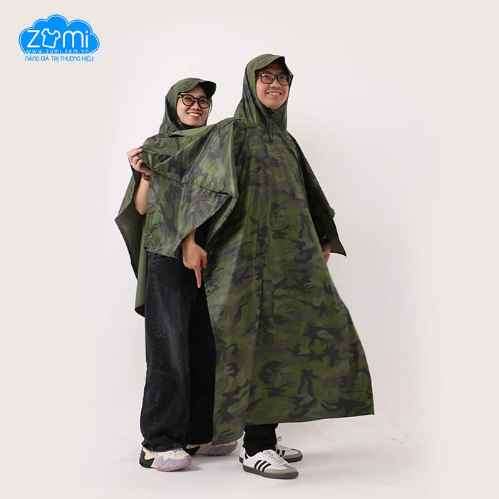 Áo Mưa Hai Người Chất Liệu Bền Bỉ
