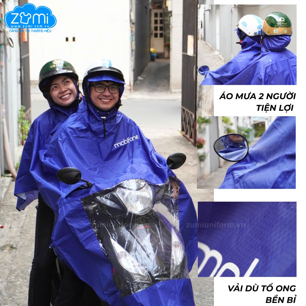 Áo Mưa Hai Người Mobifone