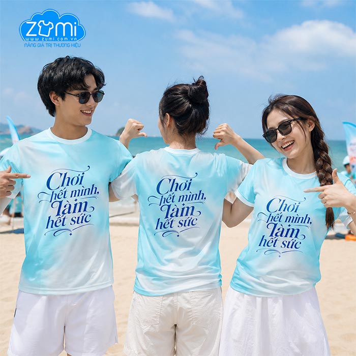 Áo Nhóm Teambuilding Đồng phục Đi Biển Mẫu 7