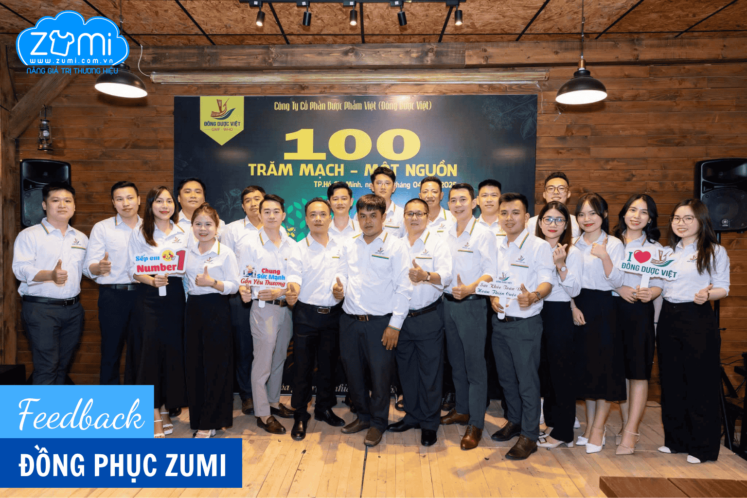  Áo Sơ Mi Đồng Phục Tay Dài - Đông Dược Việt