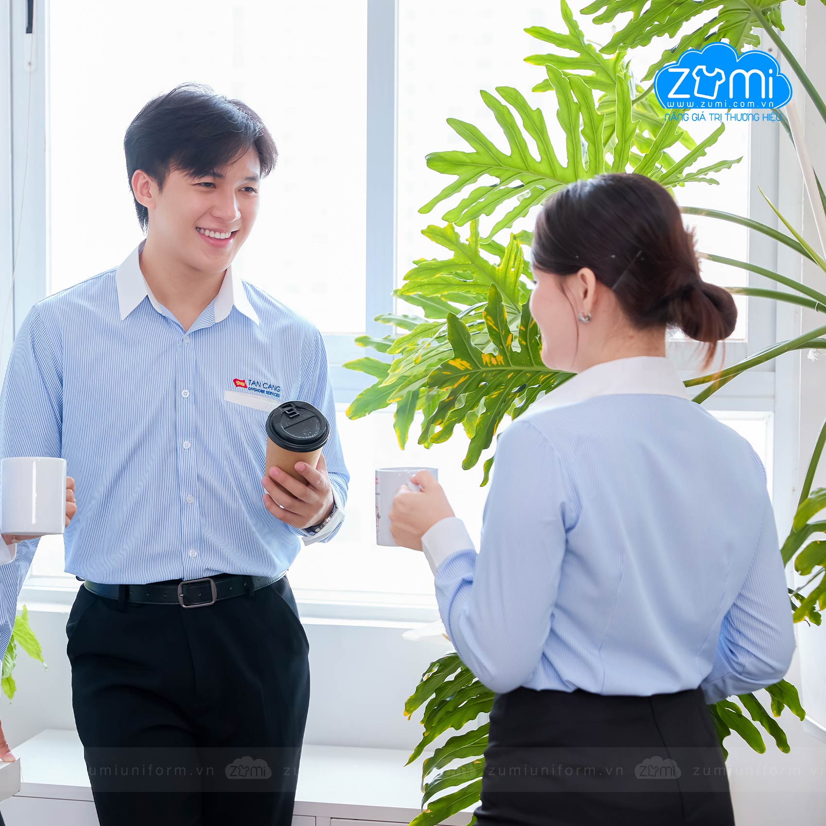 Áo Sơ Mi Đồng Phục Tay Dài Tân Cảng