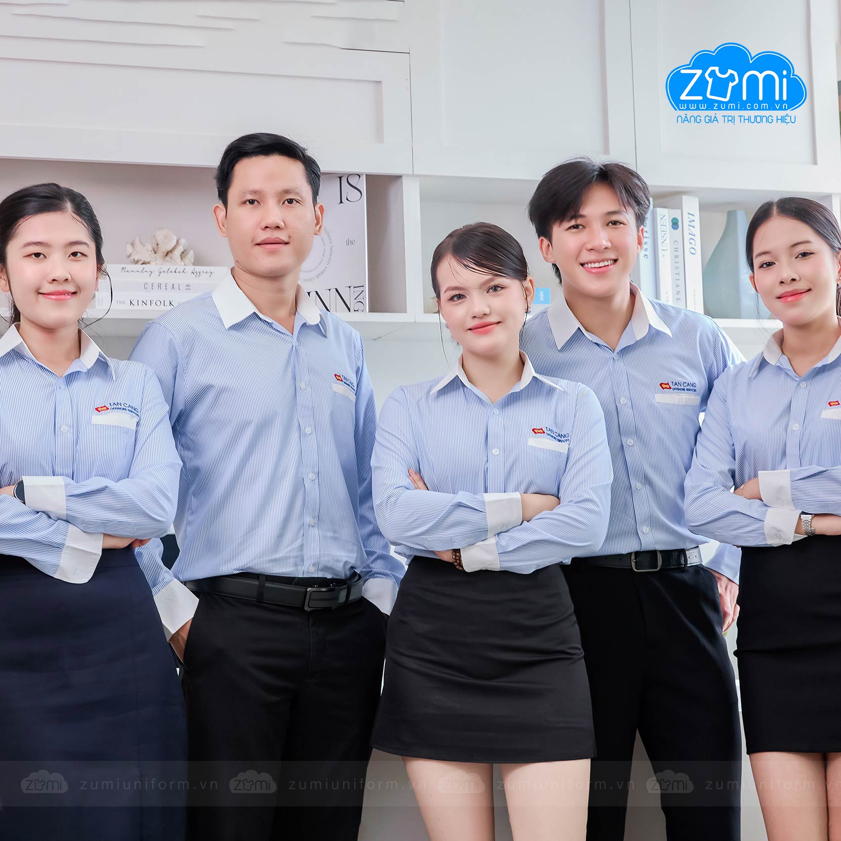 Áo Sơ Mi Đồng Phục Tay Dài Tân Cảng