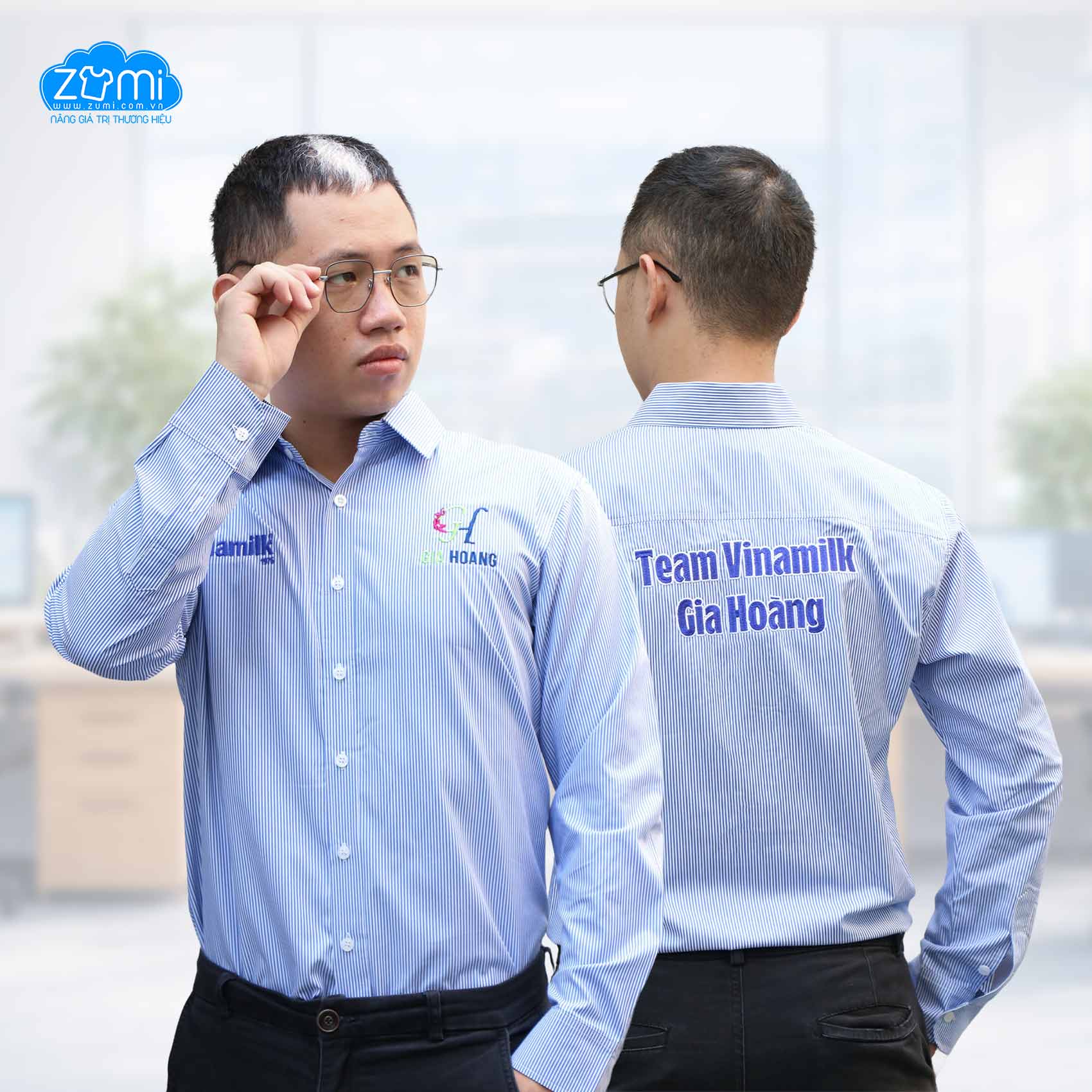 Áo Sơ Mi Đồng Phục Tay Dài Vinamilk