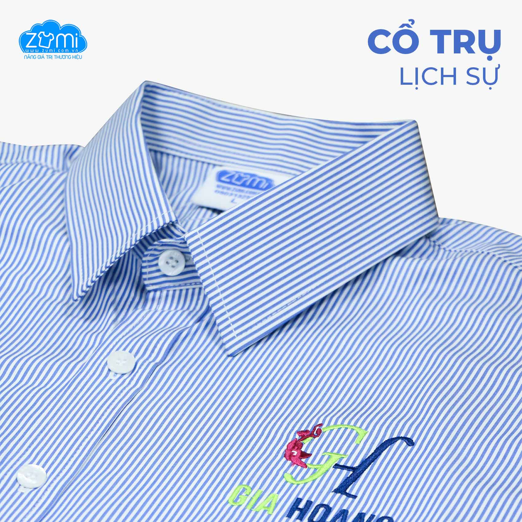 Áo Sơ Mi Đồng Phục Tay Dài Vinamilk