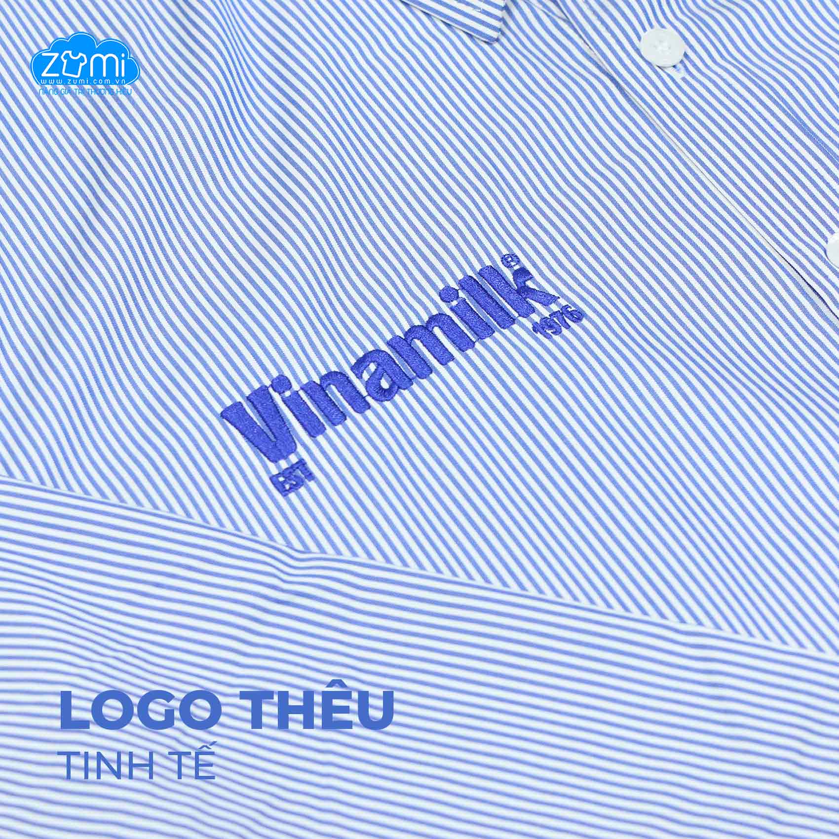 Áo Sơ Mi Đồng Phục Tay Dài Vinamilk