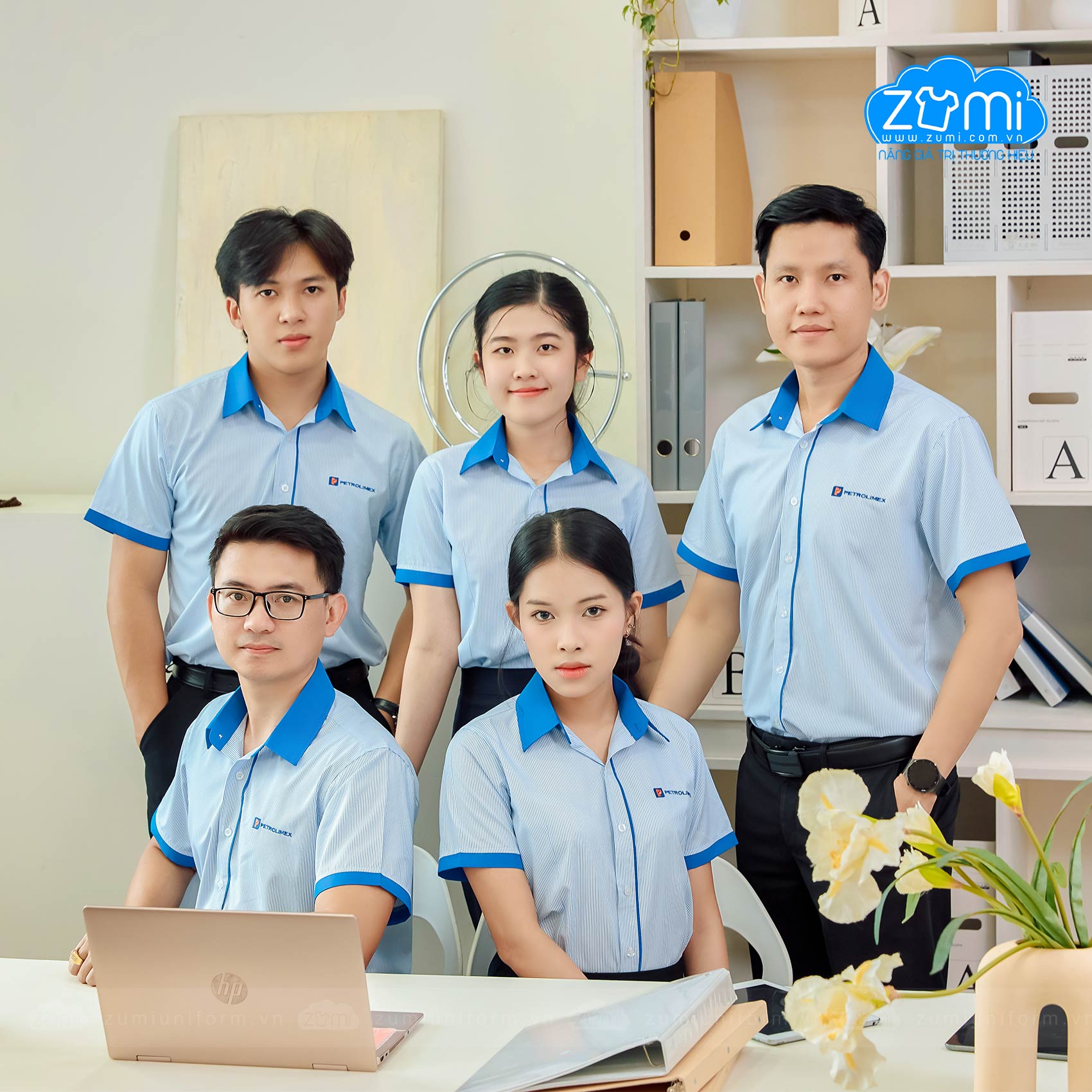 Áo Sơ Mi Đồng Phục Tay Ngắn Petrolimex