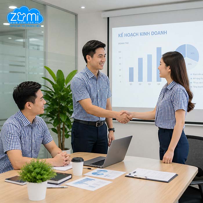 Áo Sơ Mi Đồng Phục Tay Ngắn Sài Gòn Star