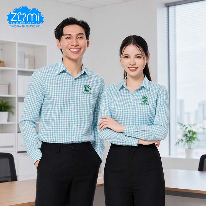 Áo Sơ Mi Đồng Phục TOÀN THẮNG