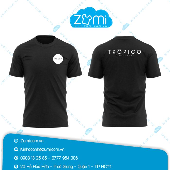 Áo Thun Đồng Phục Cổ Tròn - Tropico- Z0120010
