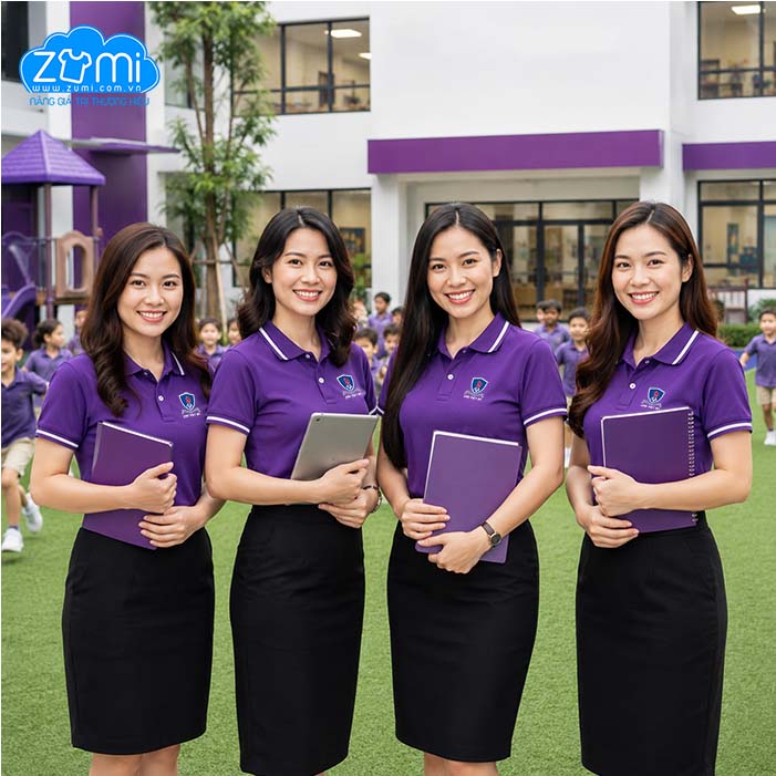 Áo Thun Đồng Phục Cổ Trụ - Anh Việt Mỹ - Z0919010
