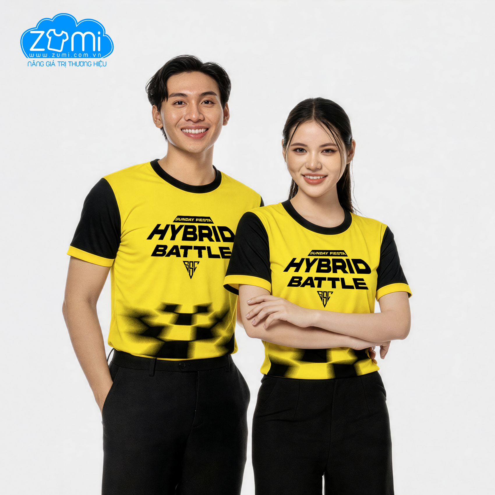Áo thun đồng phục 3D HYBIRD Mẫu 2