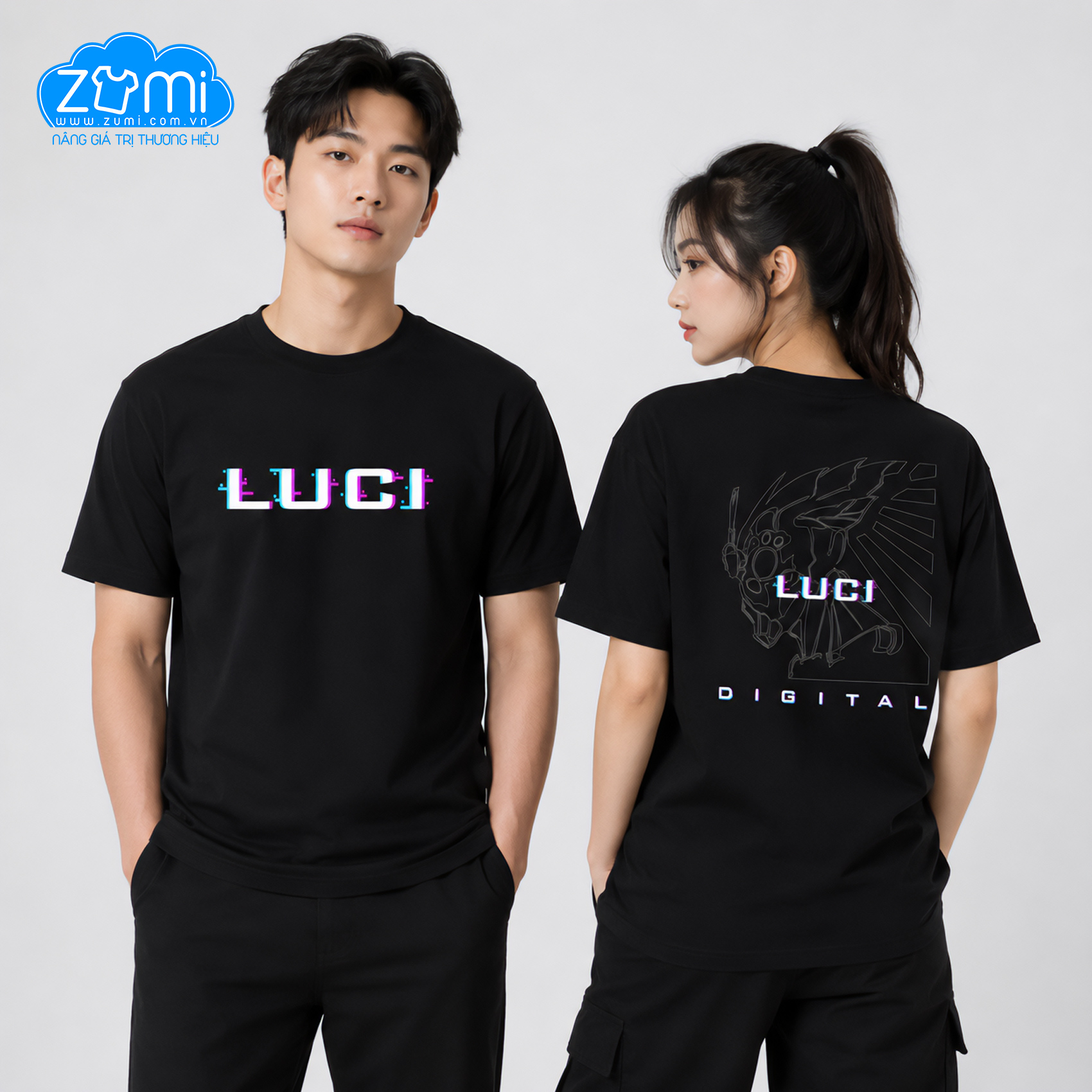 Áo Thun Đồng Phục Cổ Tròn - LUCI - Z0121073