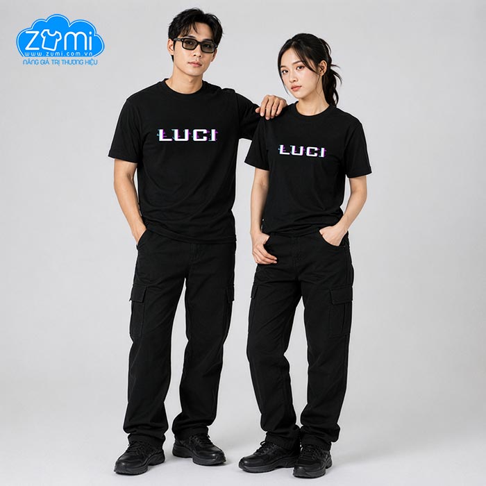 Áo Thun Đồng Phục Cổ Tròn - LUCI - Z0121073