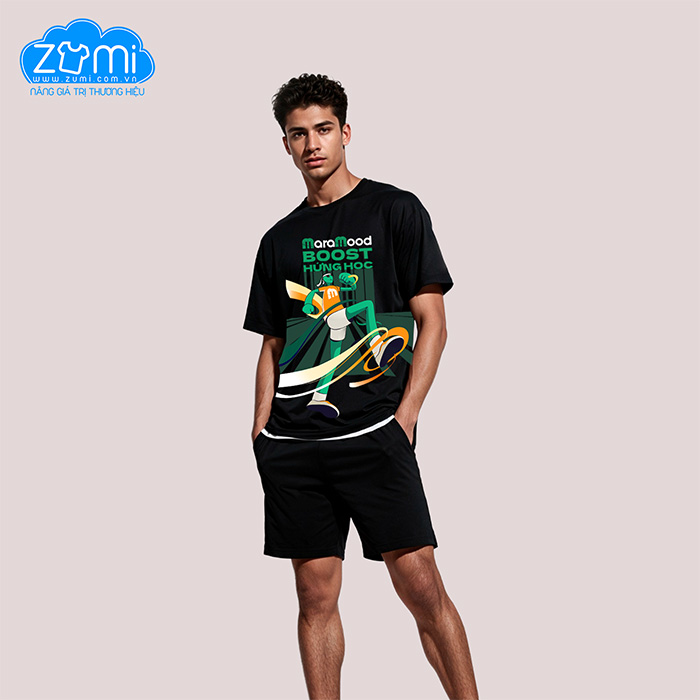 Áo Thun Đồng Phục Cổ Tròn - MARATHON - Z0223090