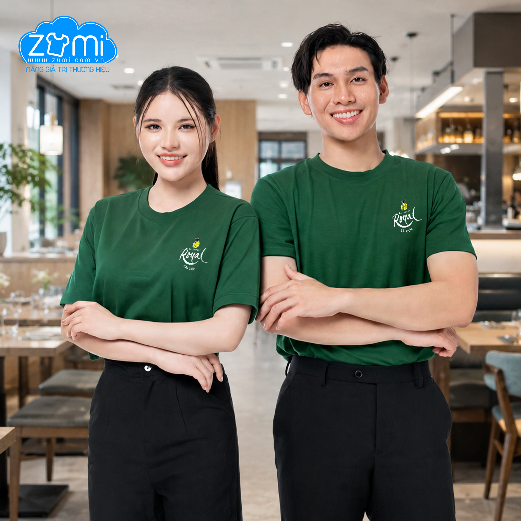 Áo Thun Đồng Phục Cổ Tròn - Royal Sài Gòn - Z0220019