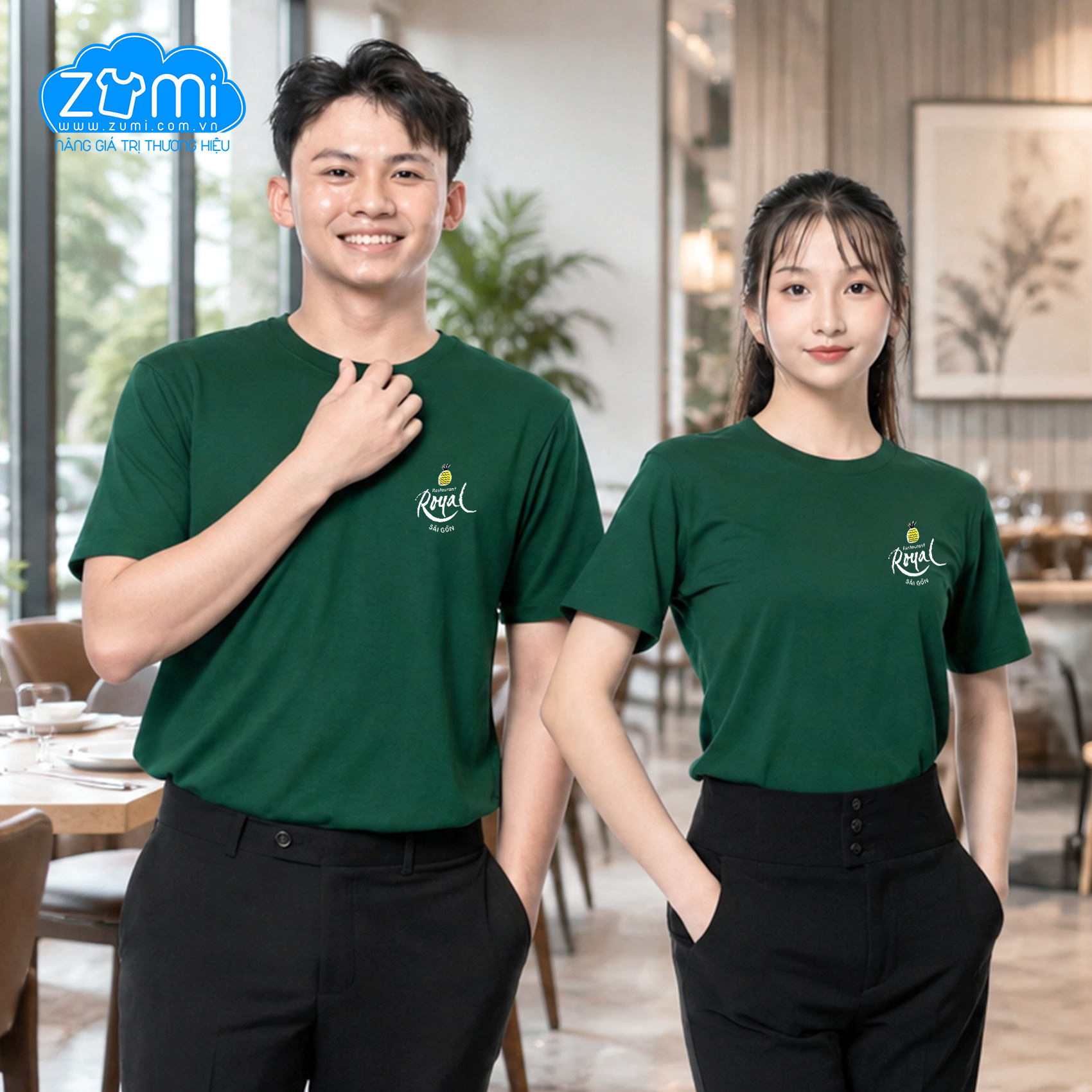 Áo Thun Đồng Phục Cổ Tròn - Royal Sài Gòn - Z0220019