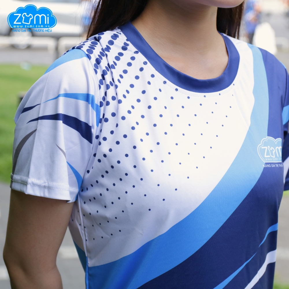 Áo thun đồng phục cổ tròn Zumi