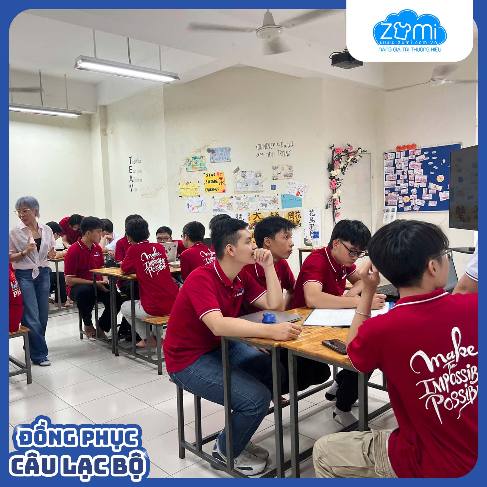 Áo Thun Đồng Phục Cổ Trụ - Áo Polo CLB Sinh Viên Cao Thắng