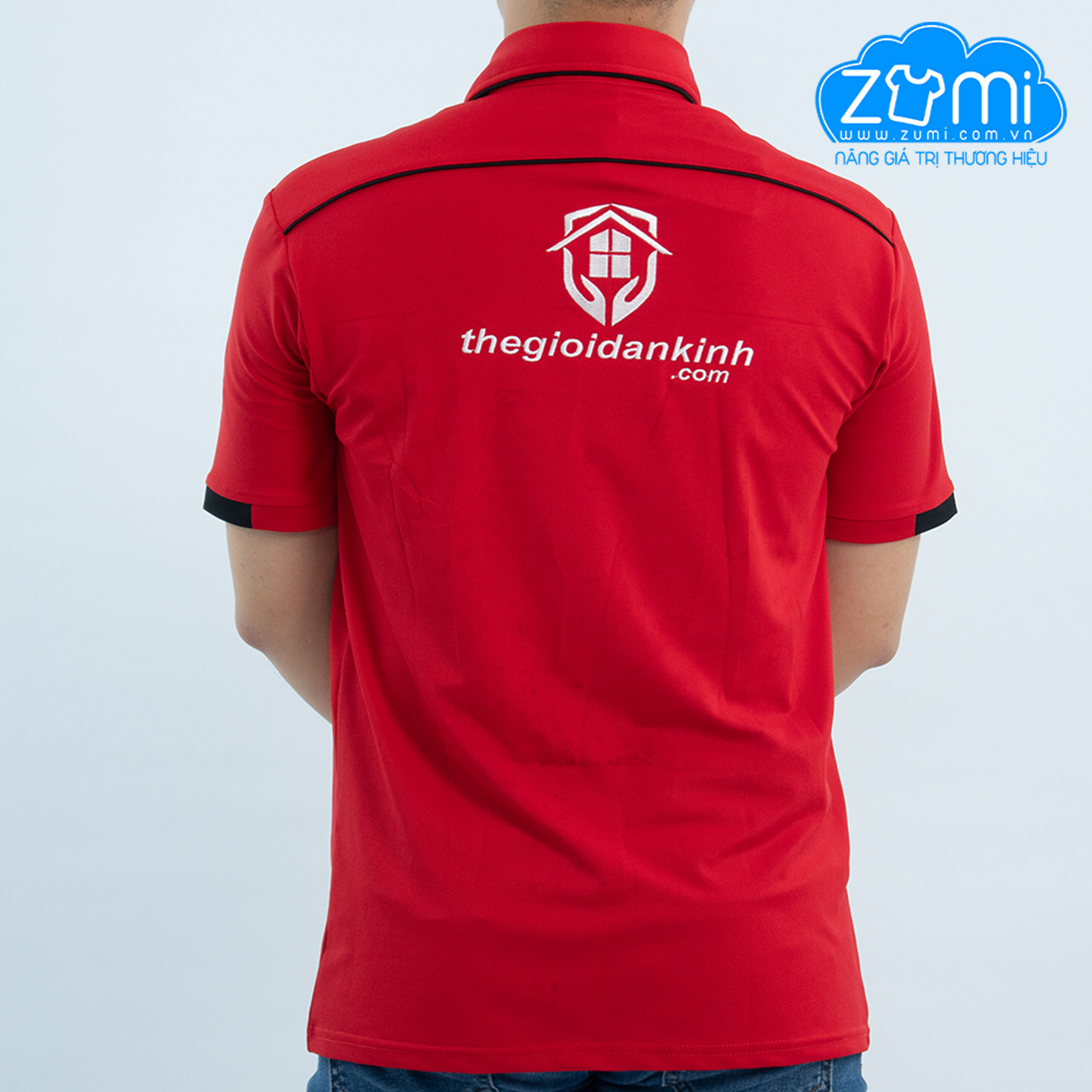 Áo Thun Đồng phục Cổ Trụ - Áo Polo Công Ty GIA HUY