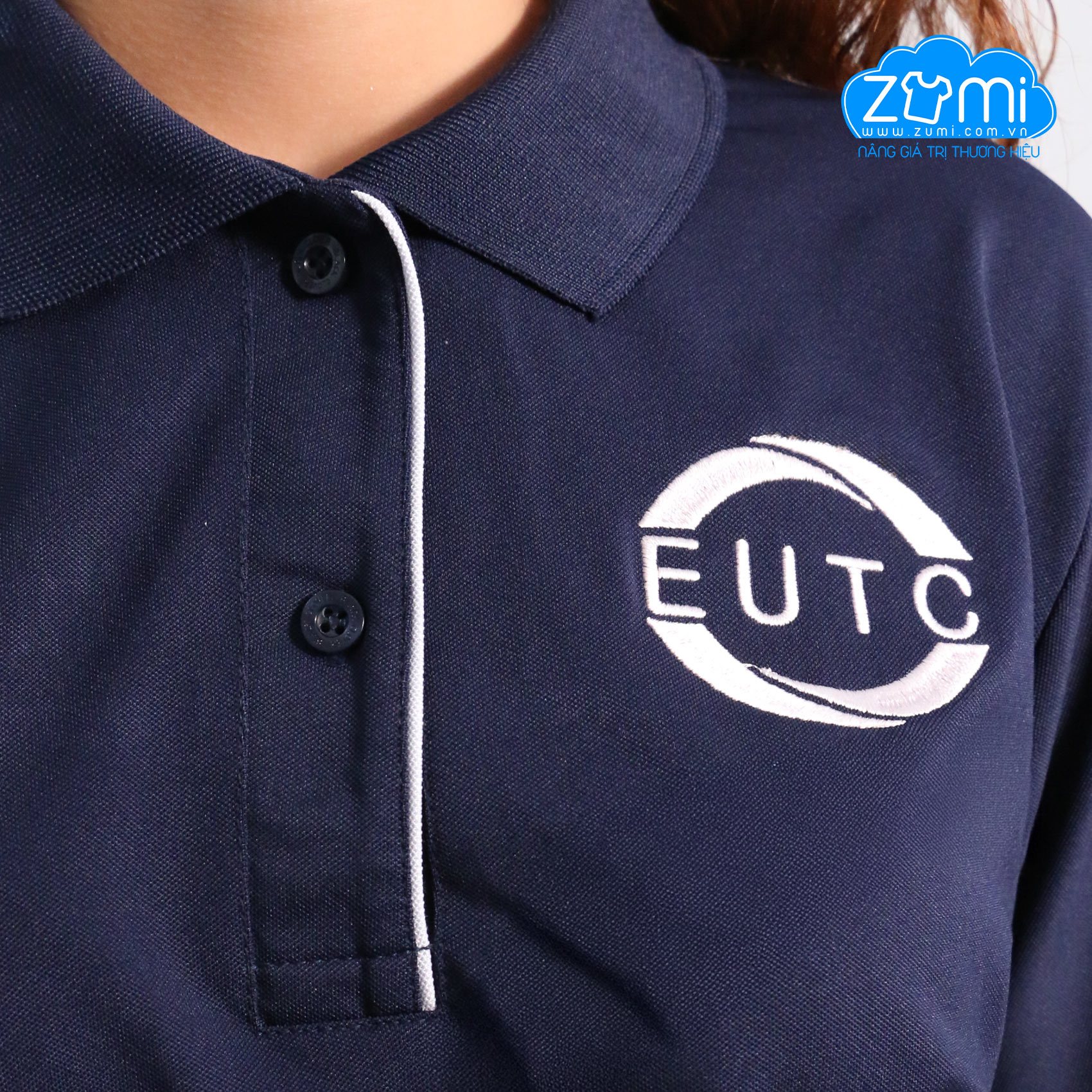 Áo Thun Đồng phục Cổ Trụ - Áo Polo Công Ty Kỹ Thuật EUTC