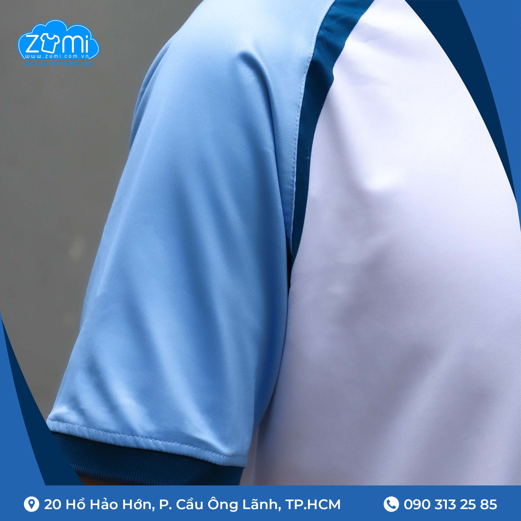 Áo Thun Đồng Phục Cổ Trụ - Áo Polo Đại Học Quy Nhơn