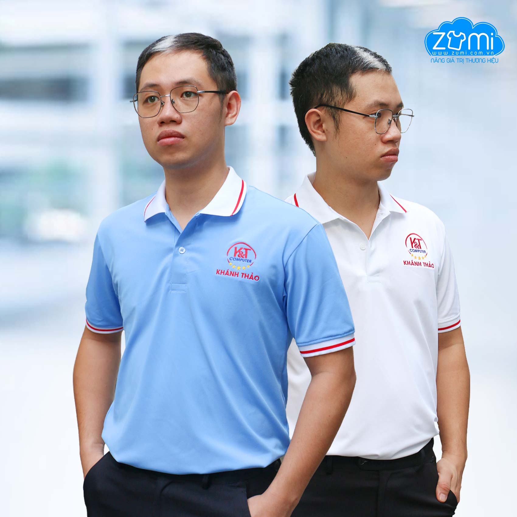 Áo Thun Đồng Phục Cổ Trụ - Áo Polo Kỹ Thuật Máy tính