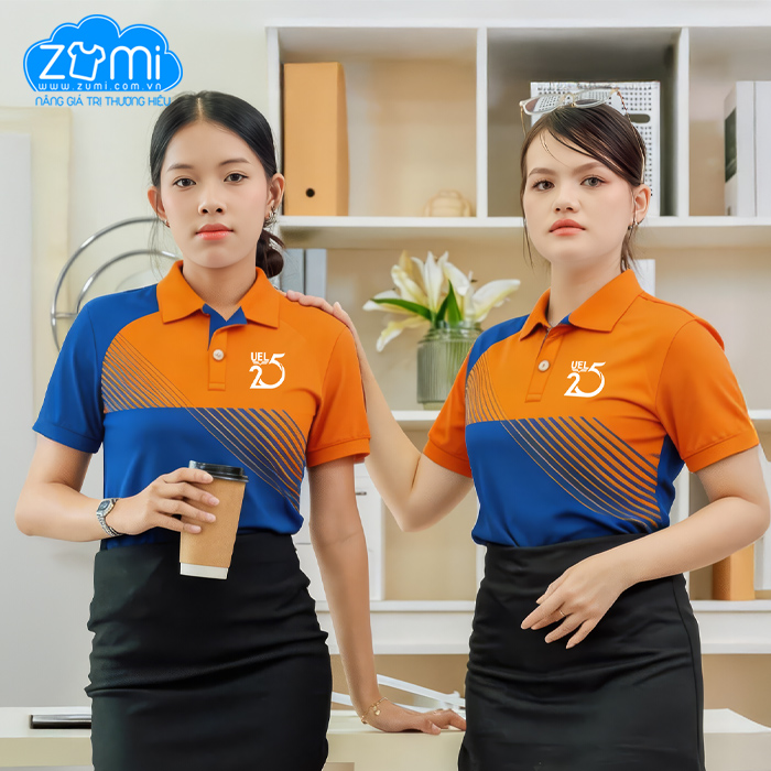 Áo Thun Đồng Phục Cổ Trụ - Áo thun Polo UEF