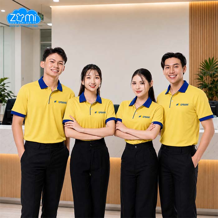 Áo Thun Đồng Phục Cổ Trụ - GP Bank - Z1120020