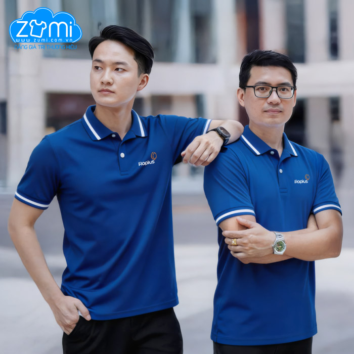 Áo Thun Đồng Phục Cổ Trụ - Áo Polo Quán Coffee Roplus