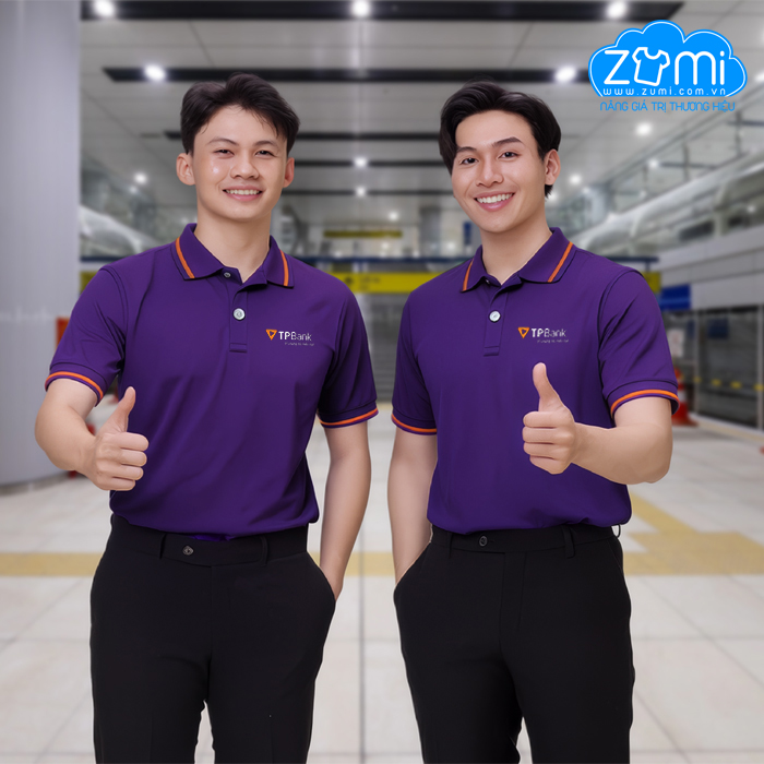 Áo Thun Đồng phục Cổ Trụ - TP Bank - Z0419056