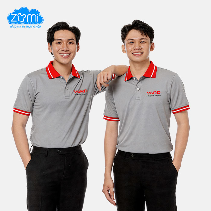 Áo Thun Đồng phục Cổ Trụ - VARD - Z1203074