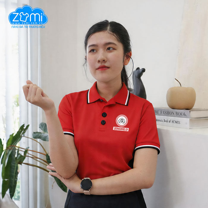 Áo Thun Đồng Phục Cổ Trụ - Zen Shield - Z1220016