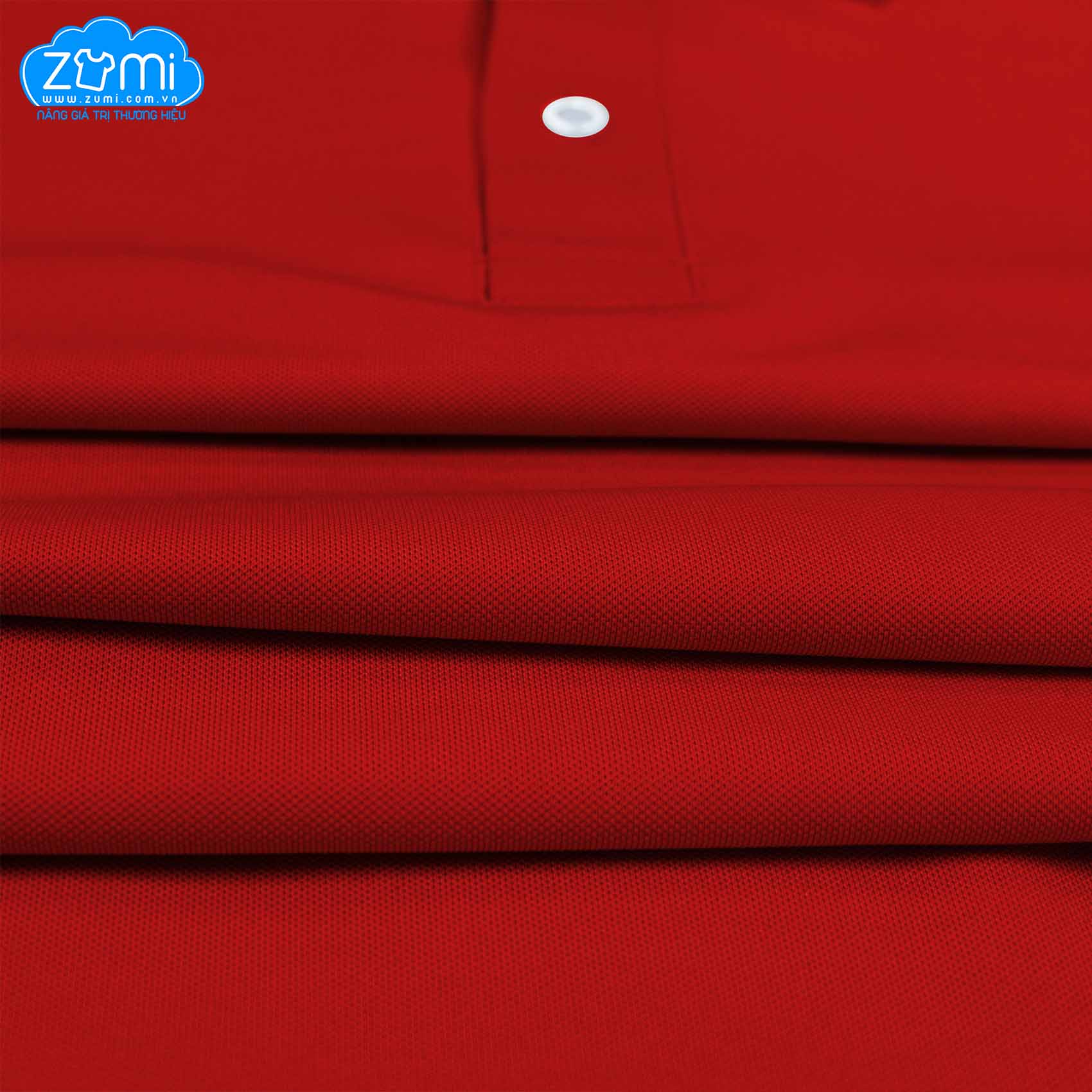 Áo Thun Thời Trang - Áo thun Polo Zumi Basic Màu Đỏ Đô 
