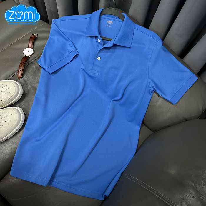 Áo Thun Thời Trang - Áo thun Polo Zumi Basic Màu Xanh Hải Quân